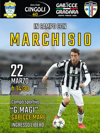 A Gabicce "In campo con Marchisio